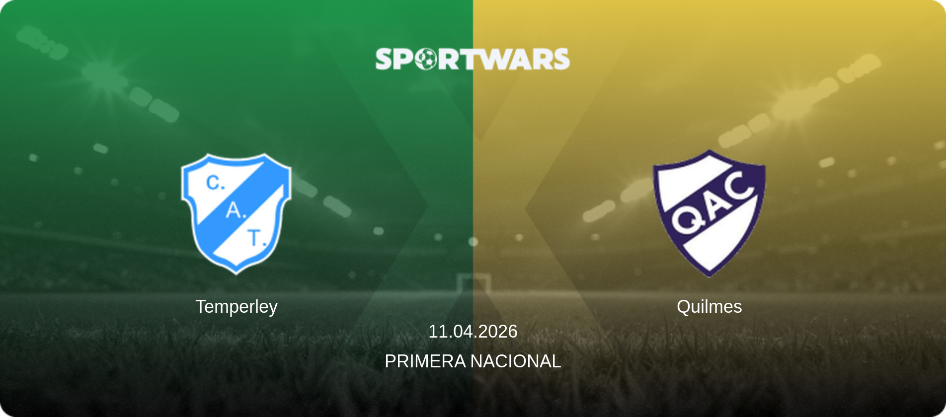 Temperley — Quilmes, 11.04.2026 — Primera Nacional (match preview)