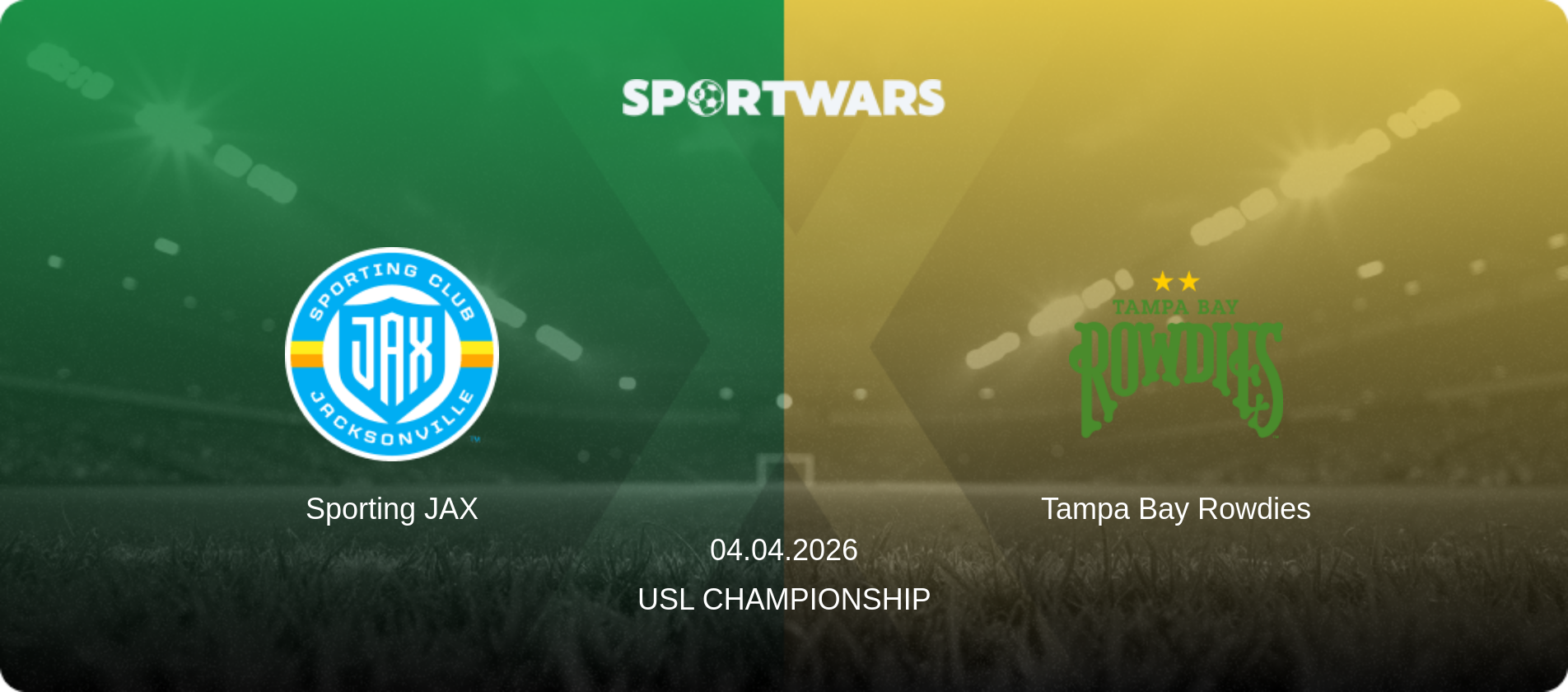 Sporting JAX — Tampa Bay Rowdies, 04.04.2026 — USL Championship (match preview)