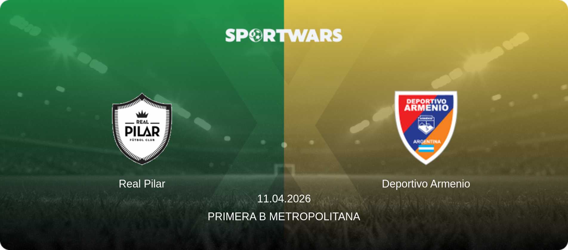 Real Pilar — Deportivo Armenio, 11.04.2026 — Primera B Metropolitana (match preview)