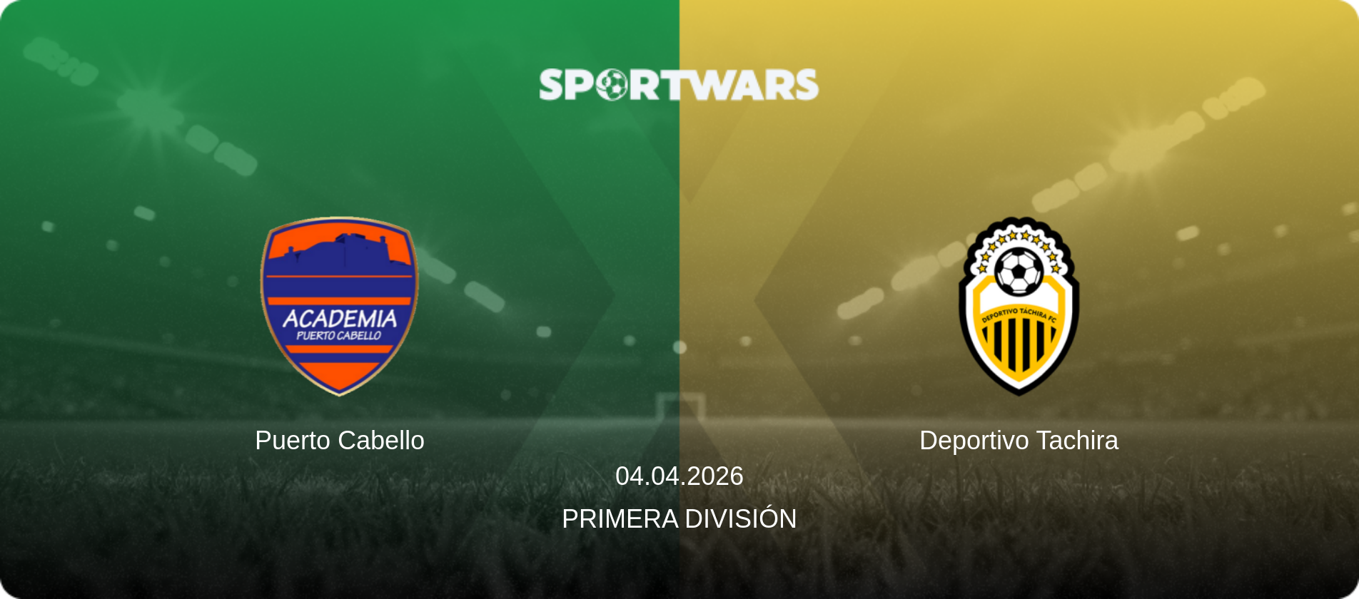 Puerto Cabello — Deportivo Tachira, 04.04.2026 — Primera División (match preview)