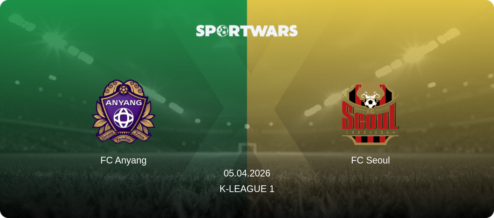 FC Anyang — FC Seoul, 05.04.2026 — K-League 1 (match preview)