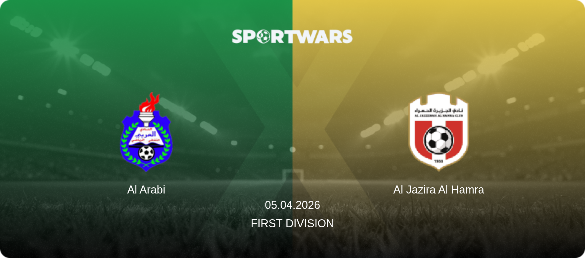 Al Arabi — Al Jazira Al Hamra, 05.04.2026 — First Division (match preview)