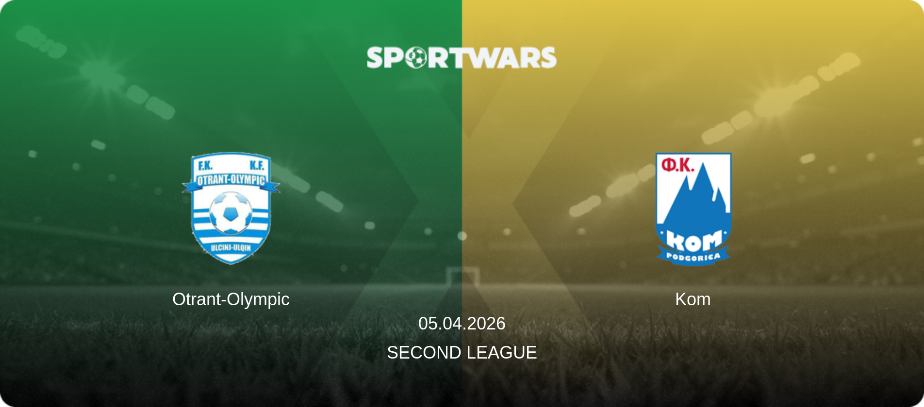 Otrant-Olympic — Kom, 05.04.2026 — Second League (match preview)