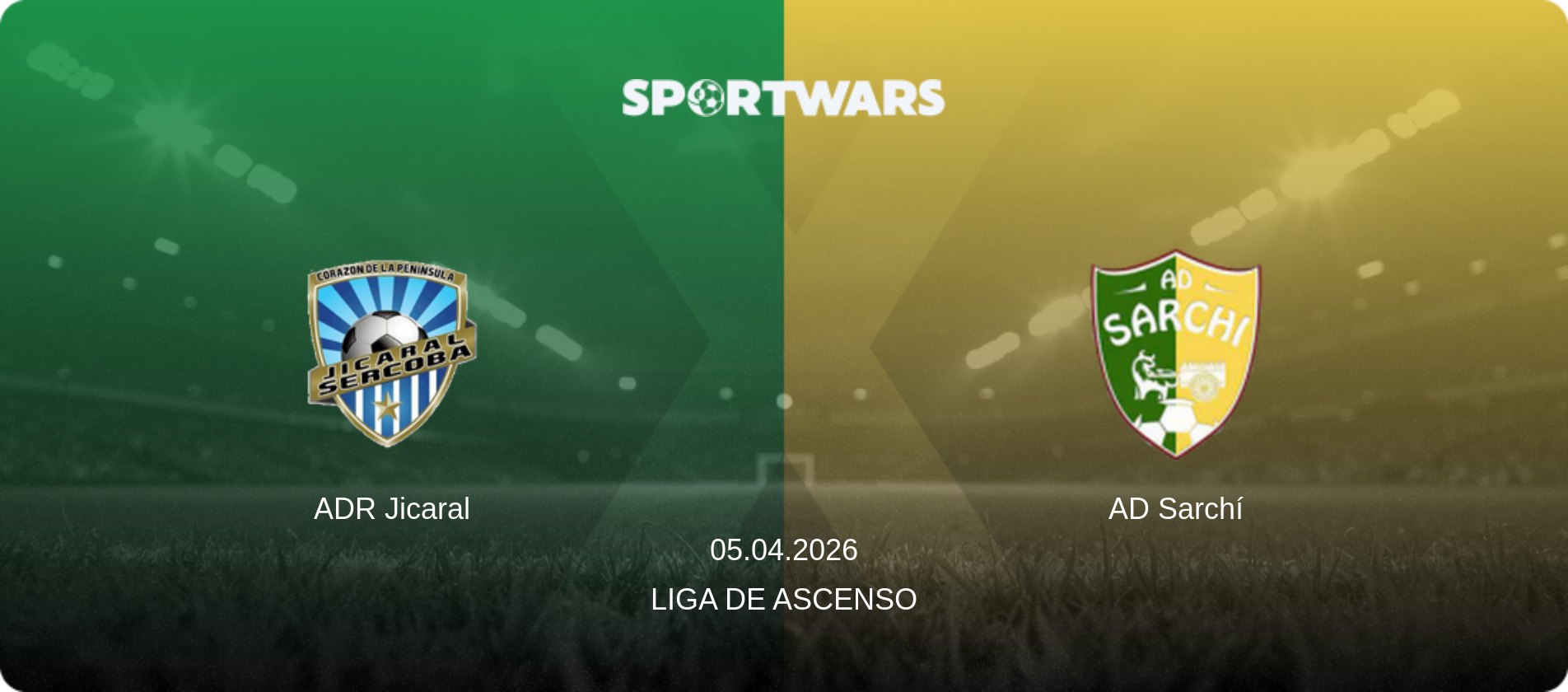 ADR Jicaral — AD Sarchí, 05.04.2026 — Liga de Ascenso (match preview)