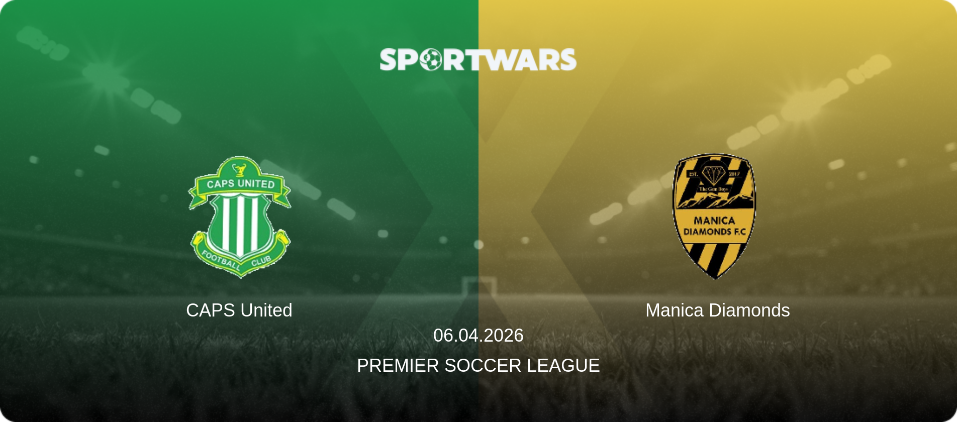 CAPS United — Manica Diamonds, 06.04.2026 — Premier Soccer League (match preview)