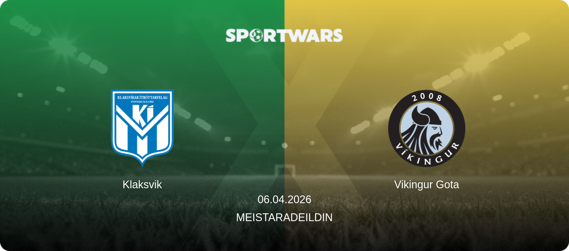 Klaksvik — Vikingur Gota, 06.04.2026 — Meistaradeildin (match preview)