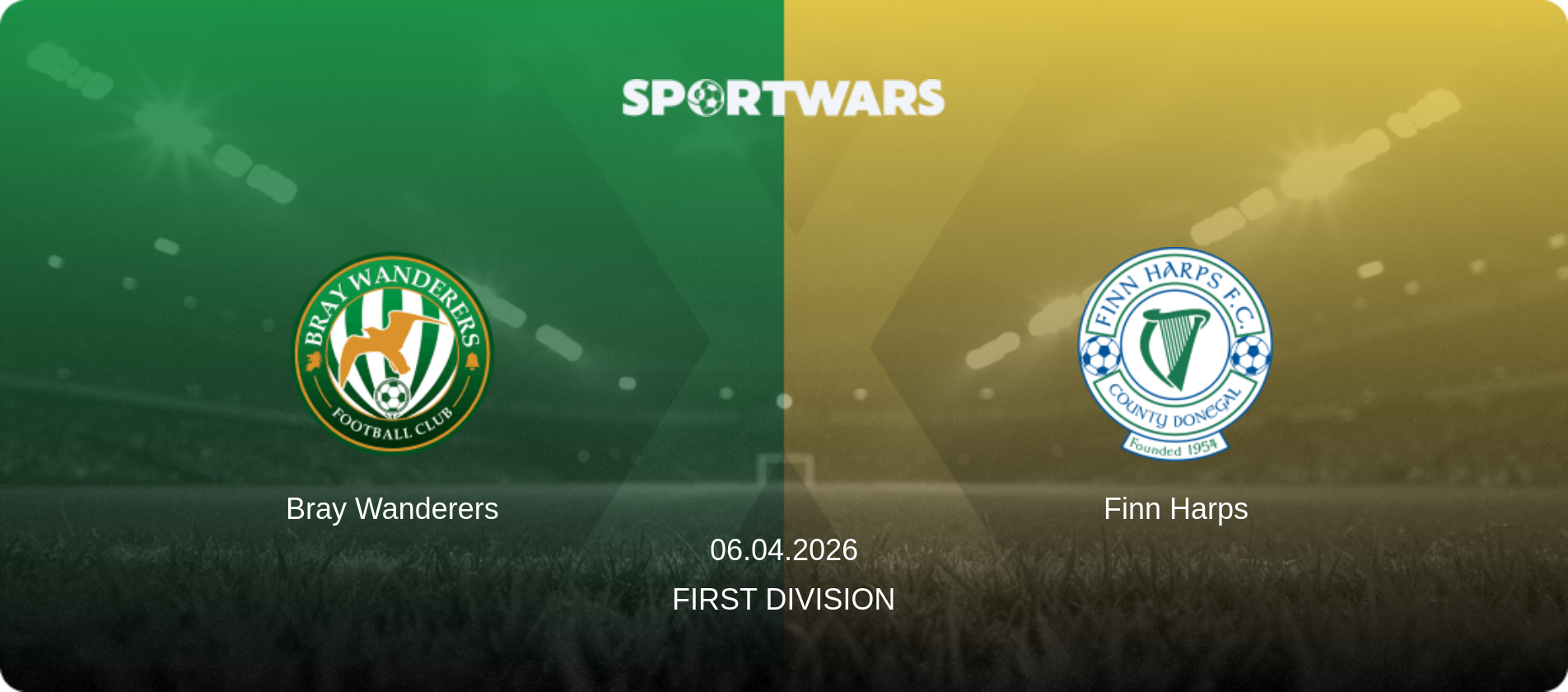 Bray Wanderers — Finn Harps, 06.04.2026 — First Division (match preview)