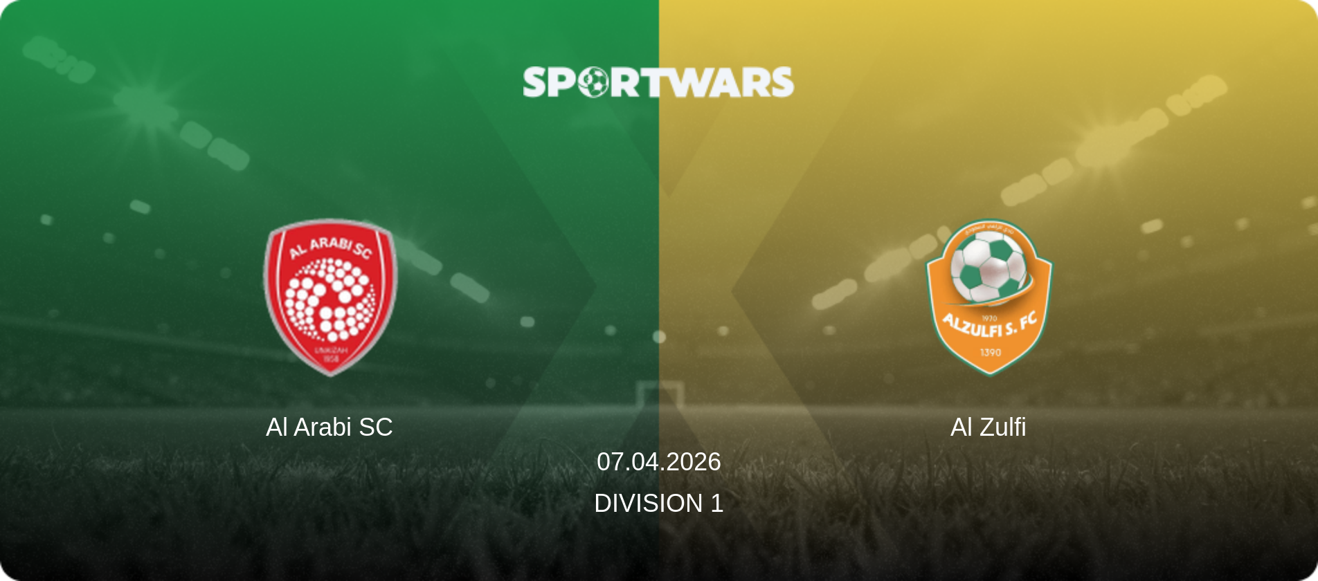Al Arabi SC — Al Zulfi, 07.04.2026 — Division 1 (match preview)