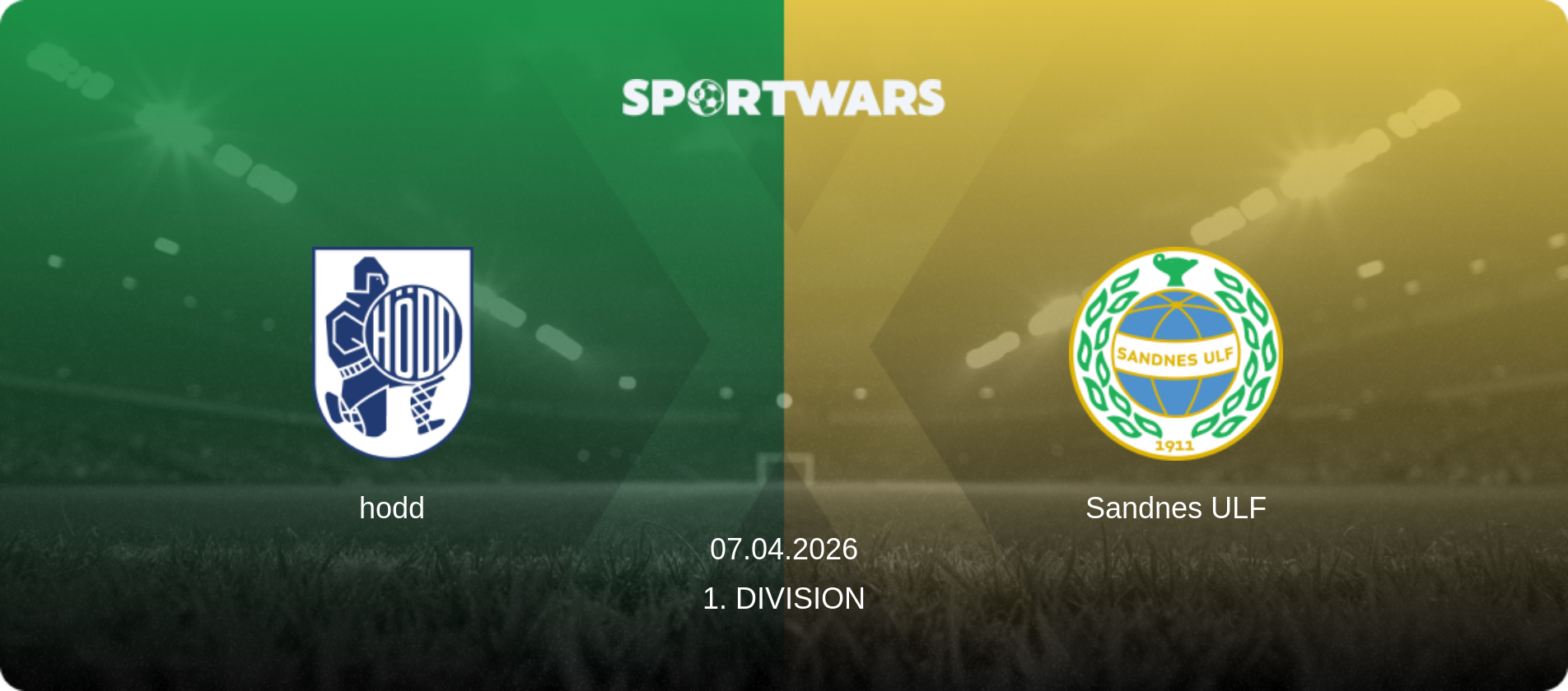 hodd — Sandnes ULF, 07.04.2026 — 1. Division (match preview)