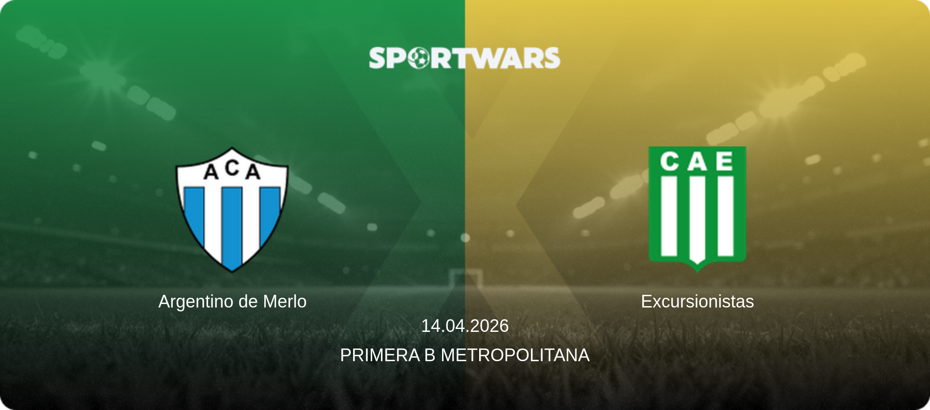 Argentino de Merlo — Excursionistas, 14.04.2026 — Primera B Metropolitana (match preview)
