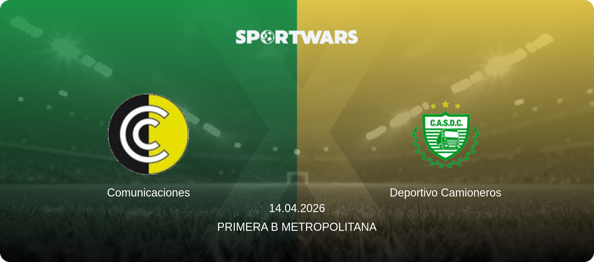 Comunicaciones — Deportivo Camioneros, 14.04.2026 — Primera B Metropolitana (match preview)