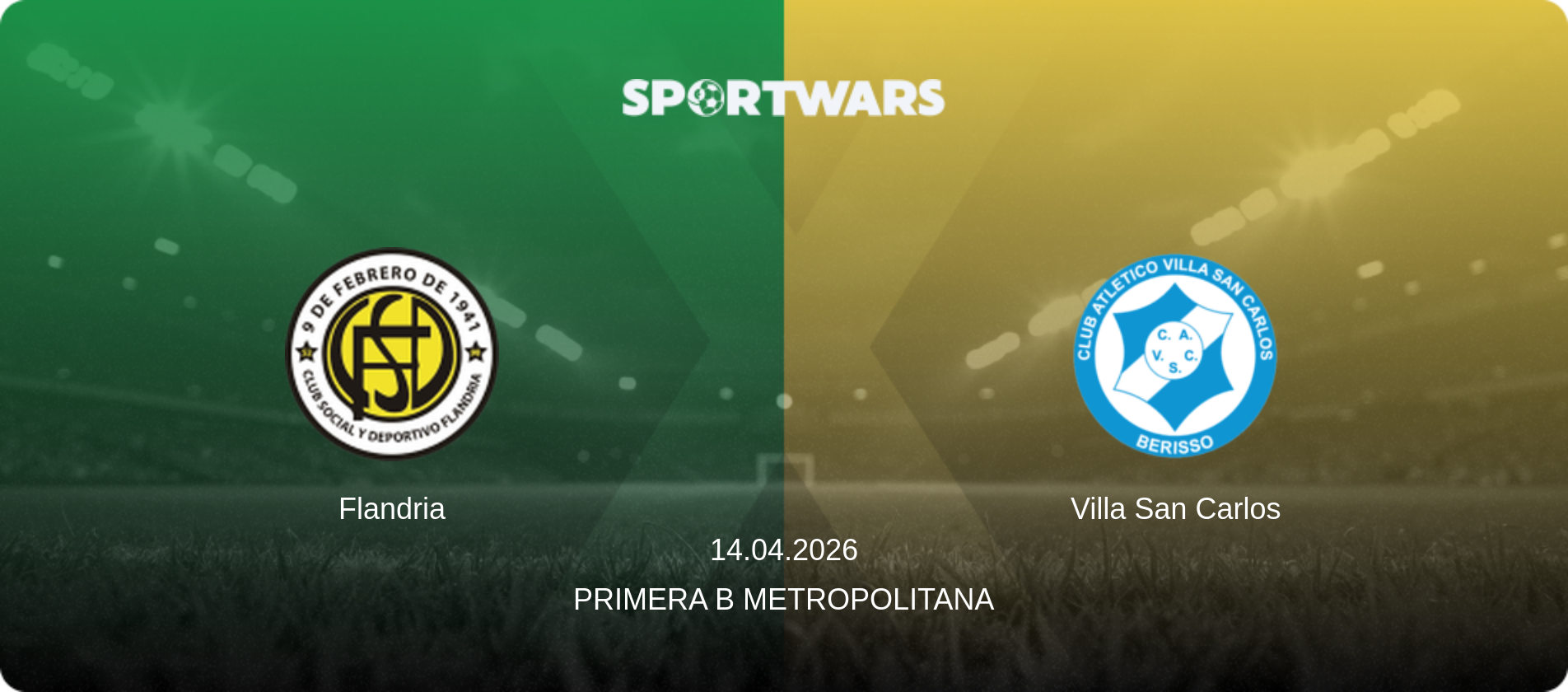 Flandria — Villa San Carlos, 14.04.2026 — Primera B Metropolitana (match preview)