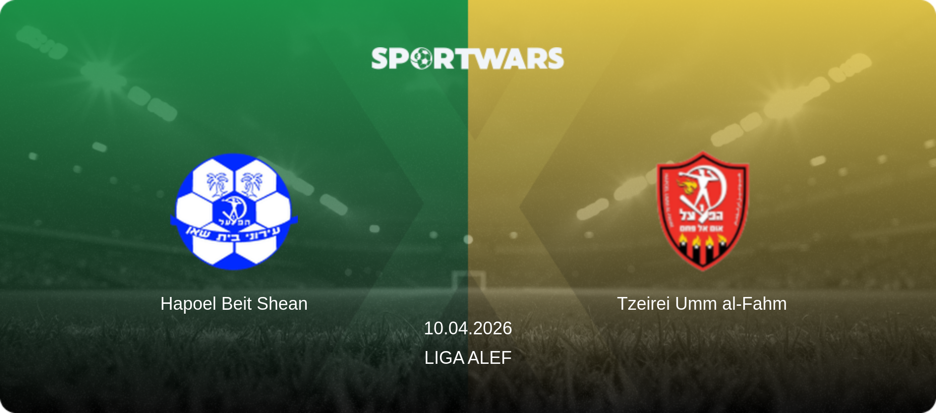 Hapoel Beit Shean — Tzeirei Umm al-Fahm, 10.04.2026 — Liga Alef (match preview)