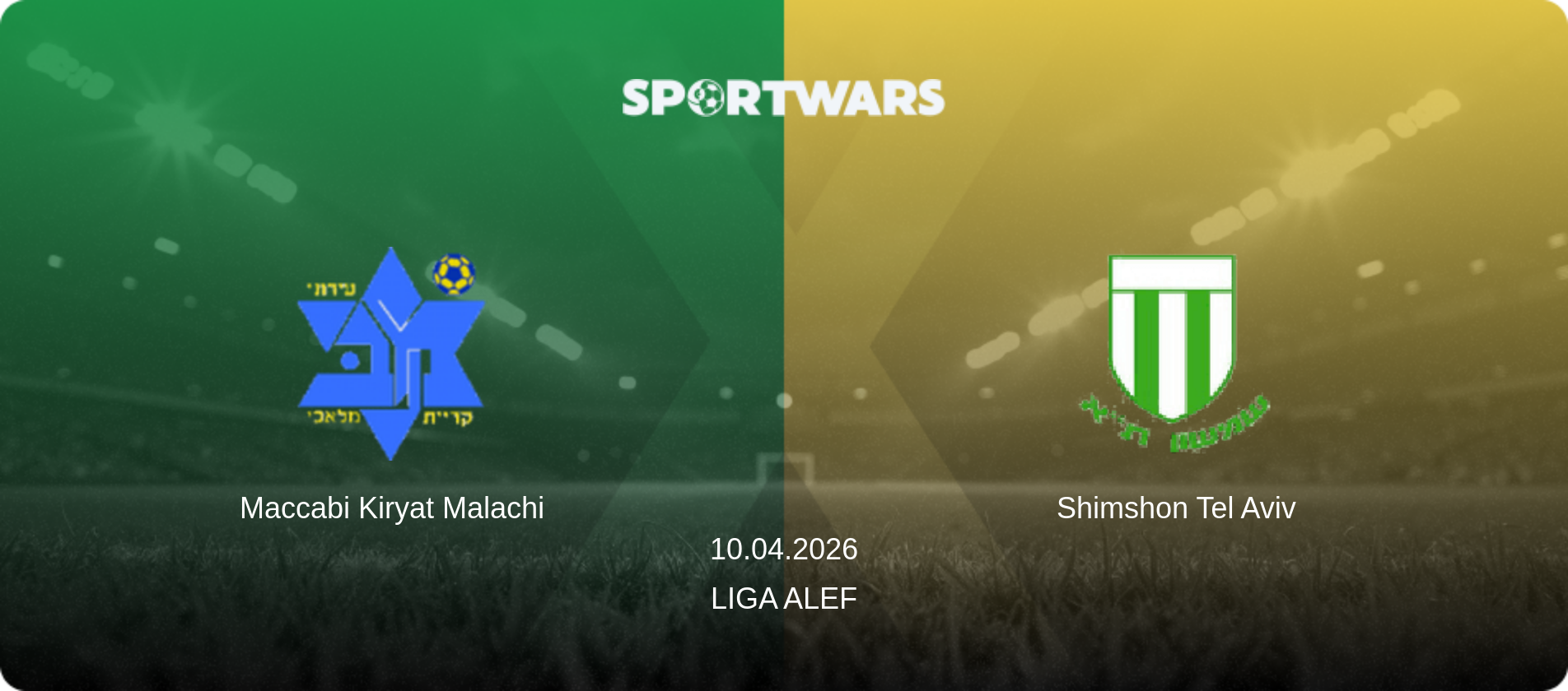 Maccabi Kiryat Malachi — Shimshon Tel Aviv, 10.04.2026 — Liga Alef (match preview)