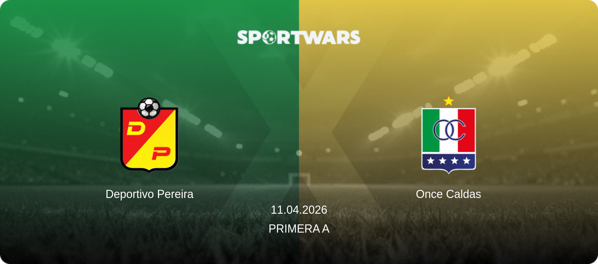 Deportivo Pereira — Once Caldas, 11.04.2026 — Primera A (match preview)