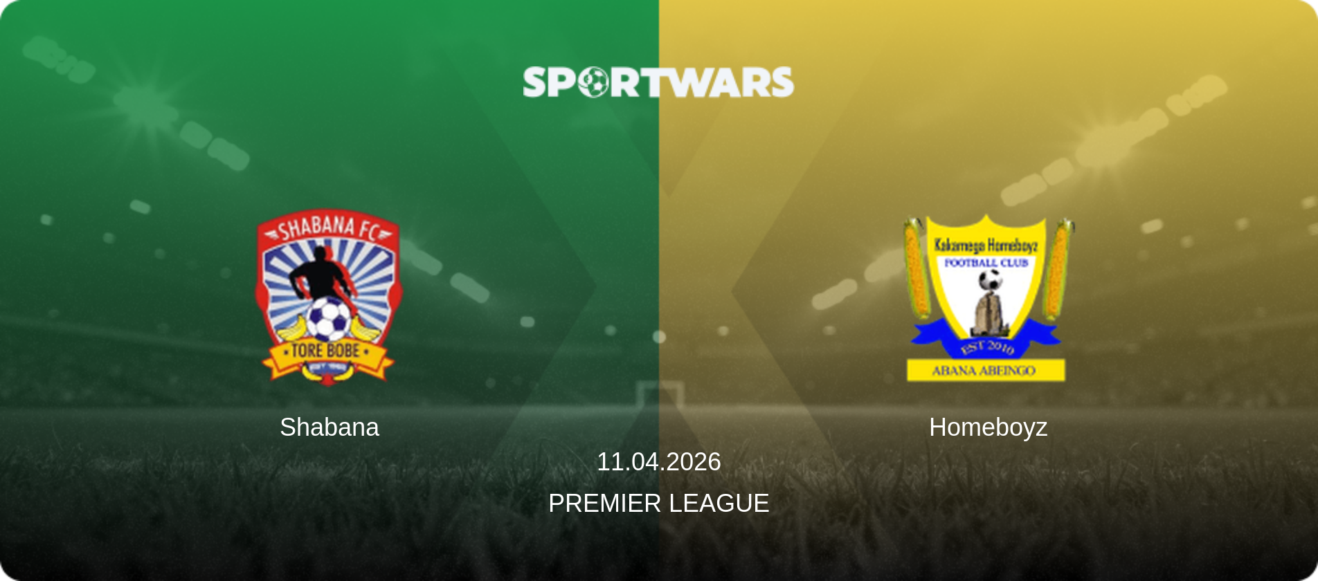 Shabana — Homeboyz, 11.04.2026 — Premier League (match preview)