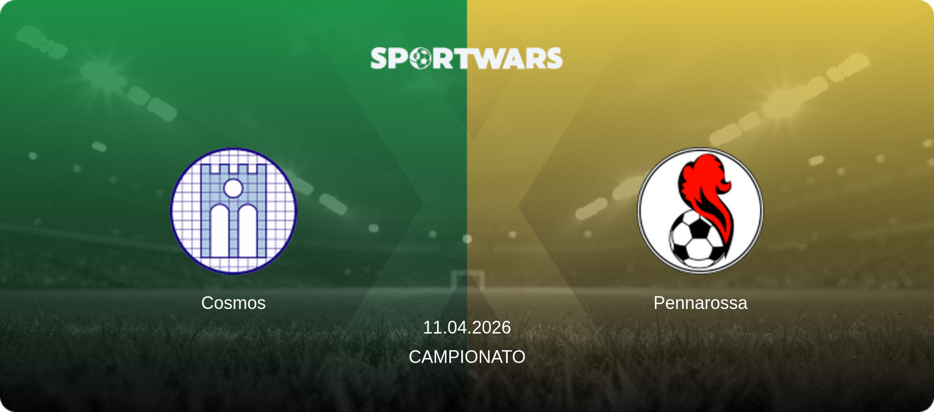 Cosmos — Pennarossa, 11.04.2026 — Campionato (match preview)