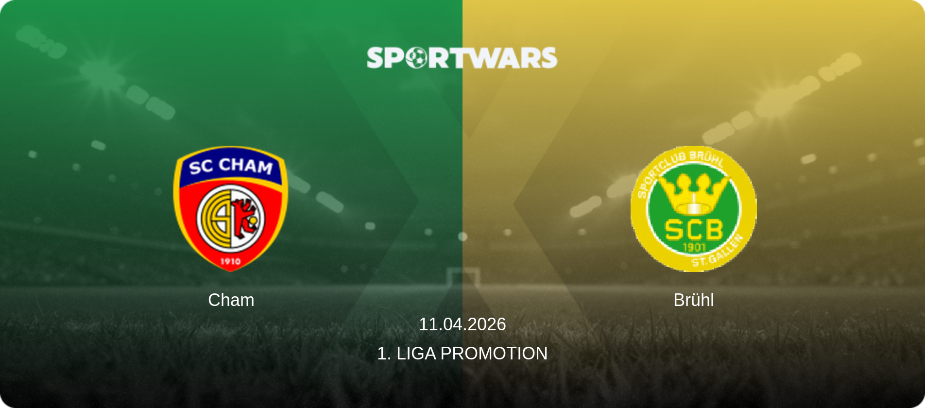 Cham — Brühl, 11.04.2026 — 1. Liga Promotion (match preview)