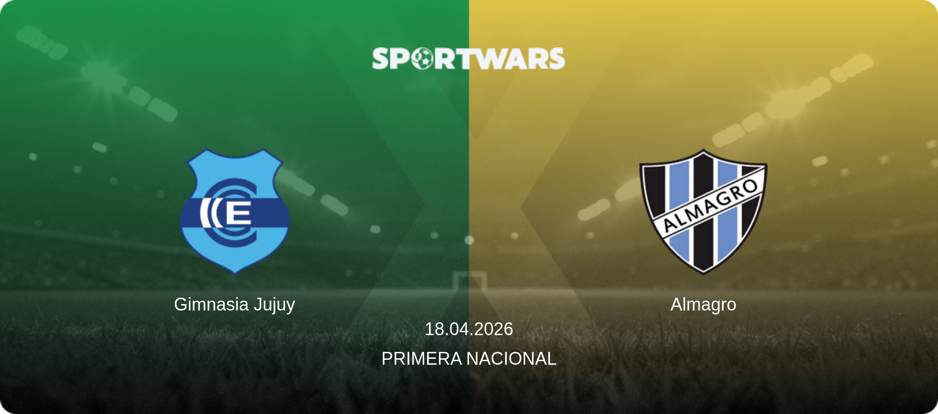 Gimnasia Jujuy — Almagro, 18.04.2026 — Primera Nacional (match preview)