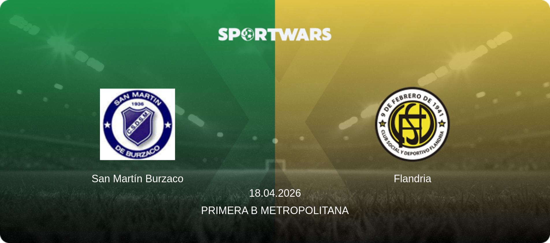 San Martín Burzaco — Flandria, 18.04.2026 — Primera B Metropolitana (match preview)