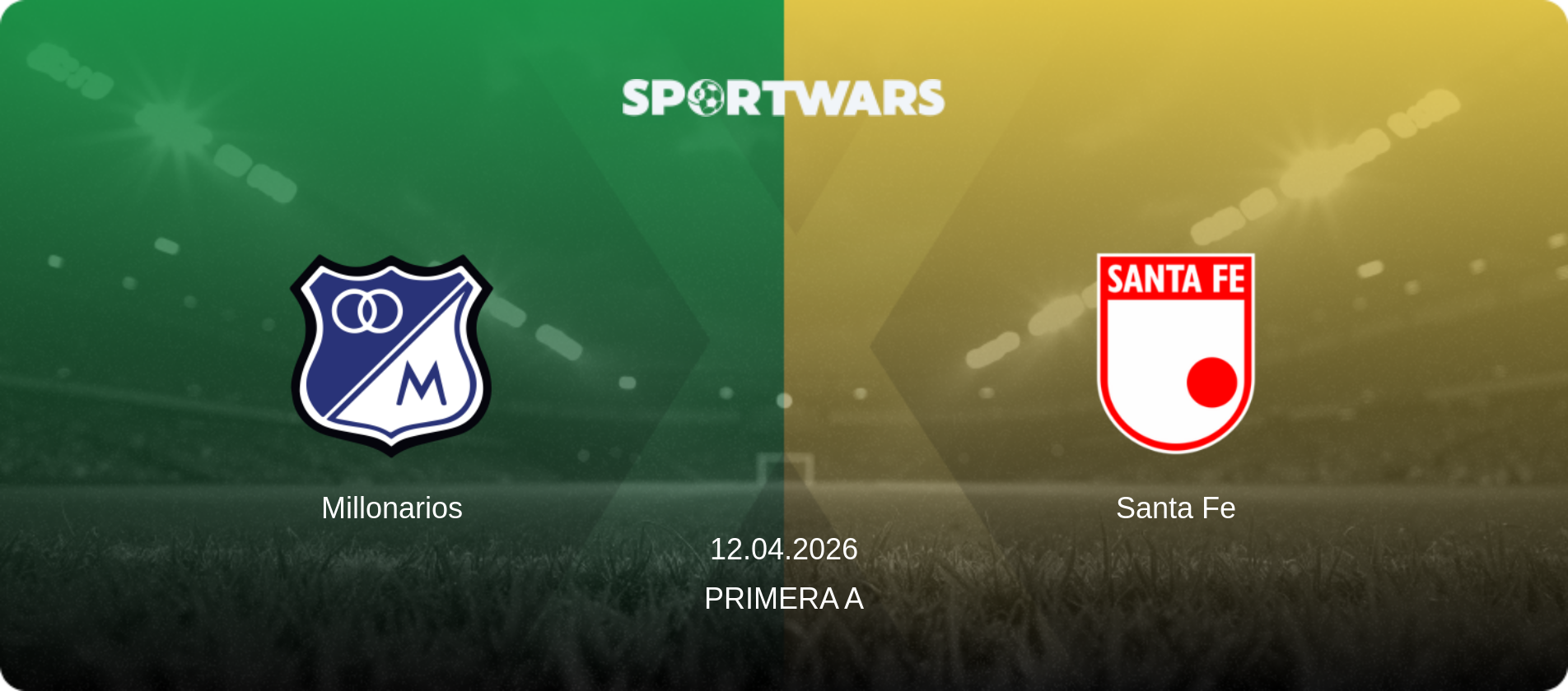 Millonarios — Santa Fe, 12.04.2026 — Primera A (match preview)
