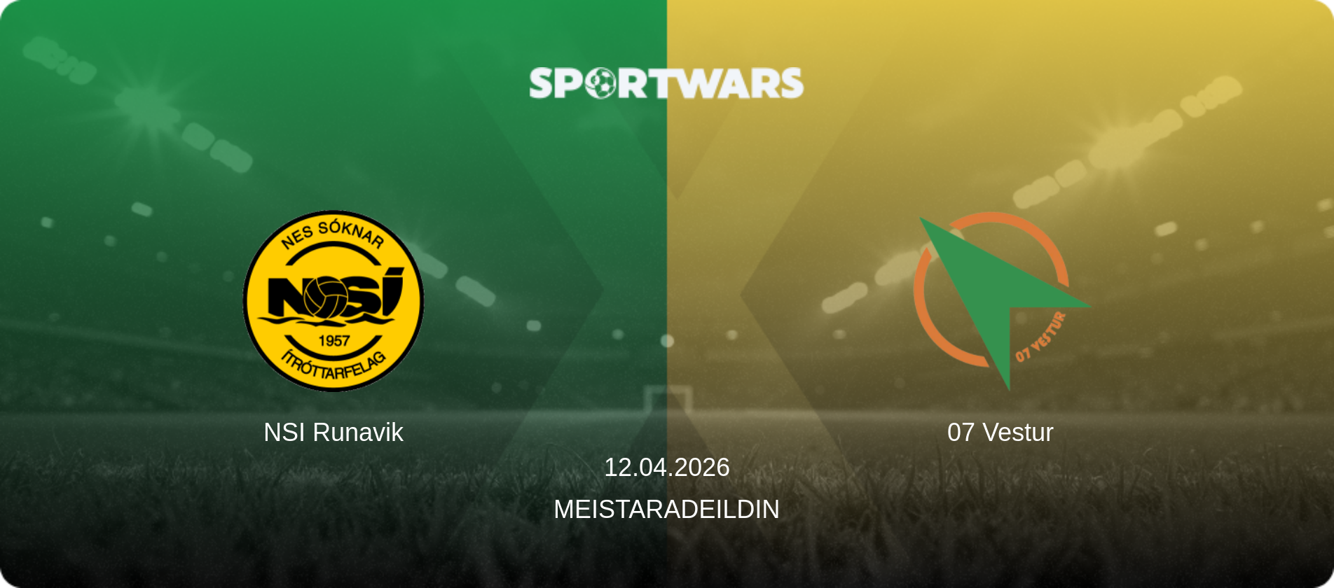 NSI Runavik — 07 Vestur, 12.04.2026 — Meistaradeildin (match preview)