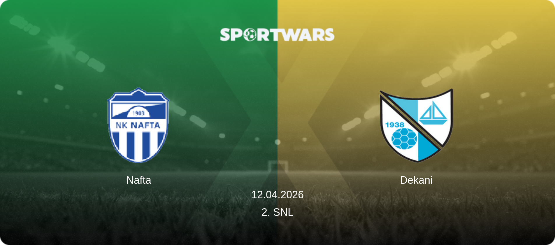 Nafta — Dekani, 12.04.2026 — 2. SNL (match preview)