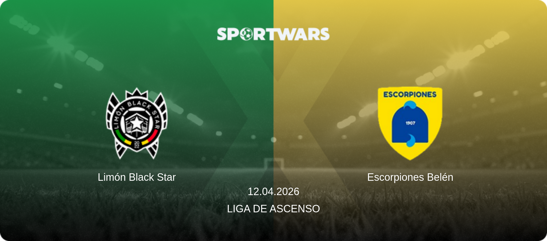 Limón Black Star — Escorpiones Belén, 12.04.2026 — Liga de Ascenso (match preview)