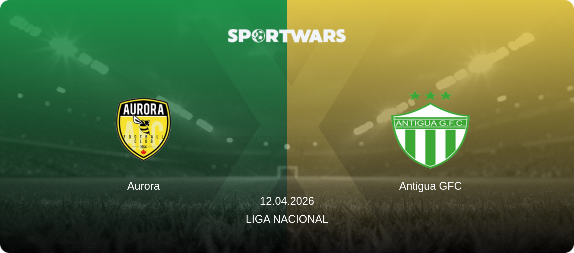 Aurora — Antigua GFC, 12.04.2026 — Liga Nacional (match preview)