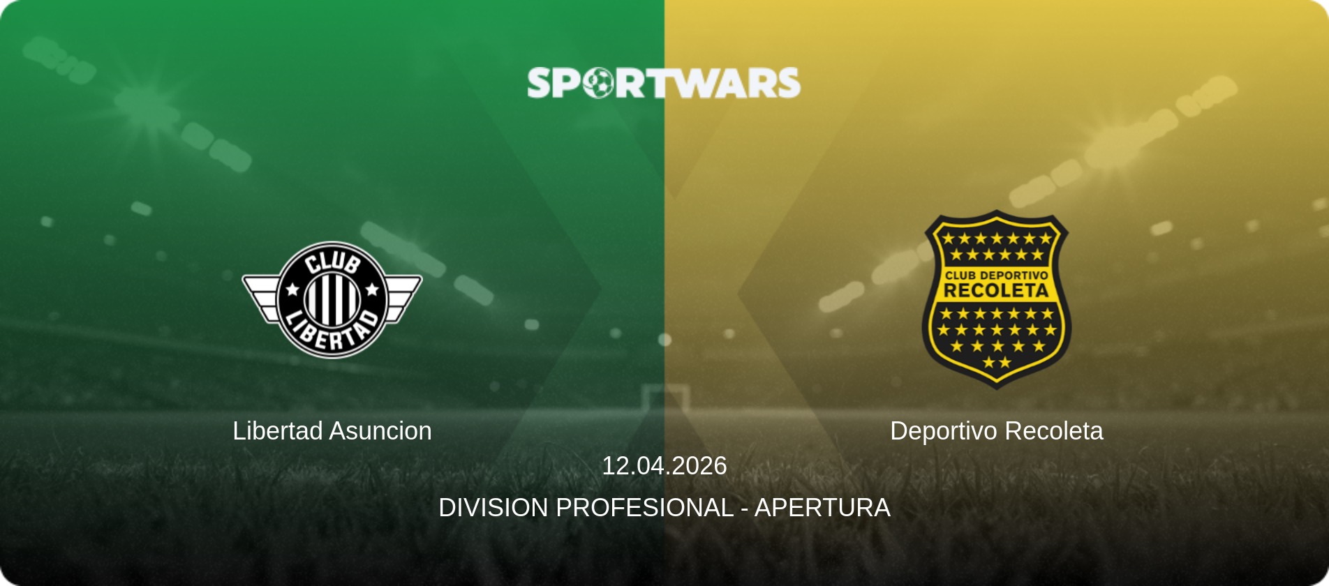 Libertad Asuncion — Deportivo Recoleta, 12.04.2026 — Division Profesional - Apertura (match preview)