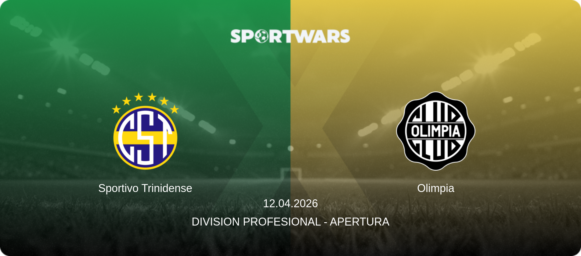 Sportivo Trinidense — Olimpia, 12.04.2026 — Division Profesional - Apertura (match preview)