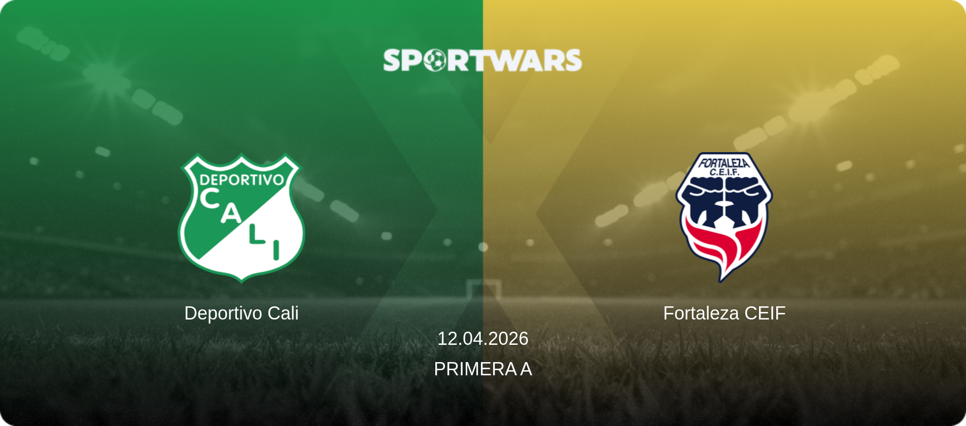 Deportivo Cali — Fortaleza CEIF, 12.04.2026 — Primera A (match preview)