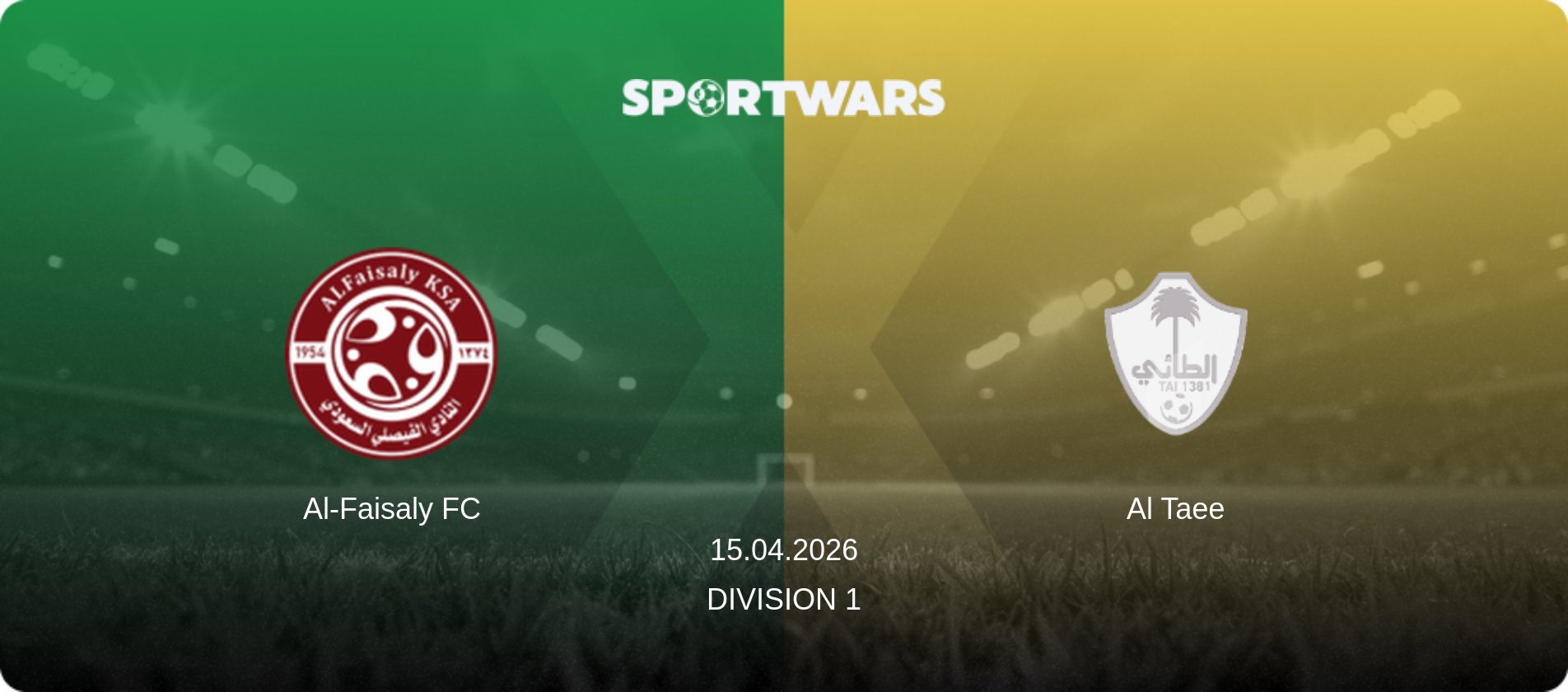Al-Faisaly FC — Al Taee, 15.04.2026 — Division 1 (match preview)