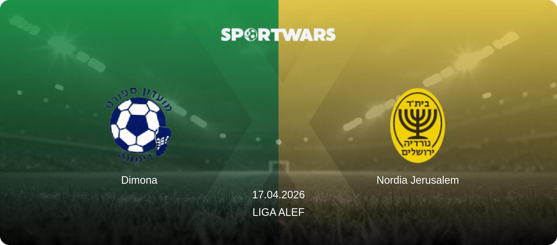 Dimona — Nordia Jerusalem, 17.04.2026 — Liga Alef (match preview)