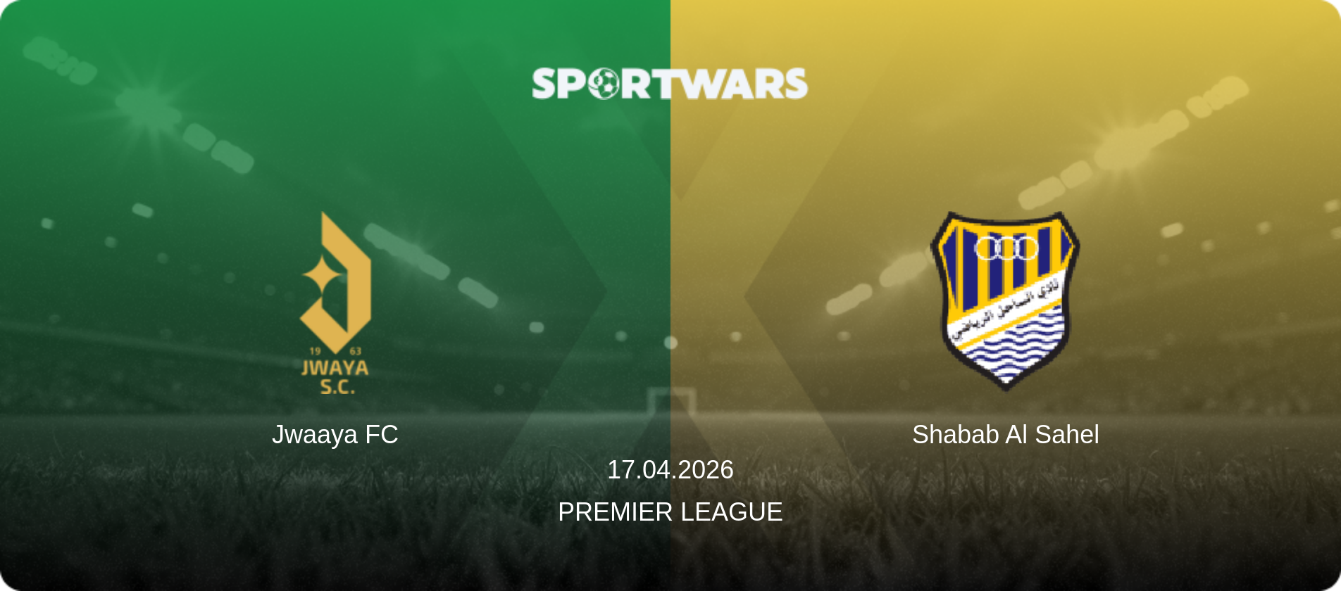 Jwaaya FC — Shabab Al Sahel, 17.04.2026 — Premier League (match preview)
