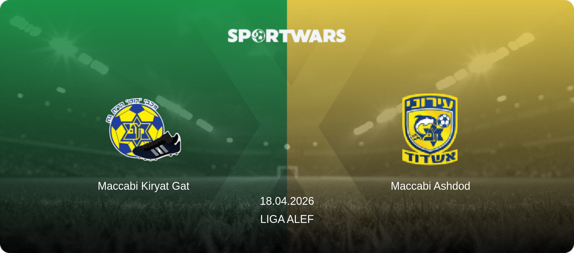 Maccabi Kiryat Gat — Maccabi Ashdod, 18.04.2026 — Liga Alef (match preview)