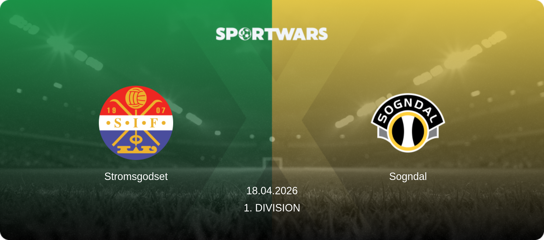 Stromsgodset — Sogndal, 18.04.2026 — 1. Division (match preview)