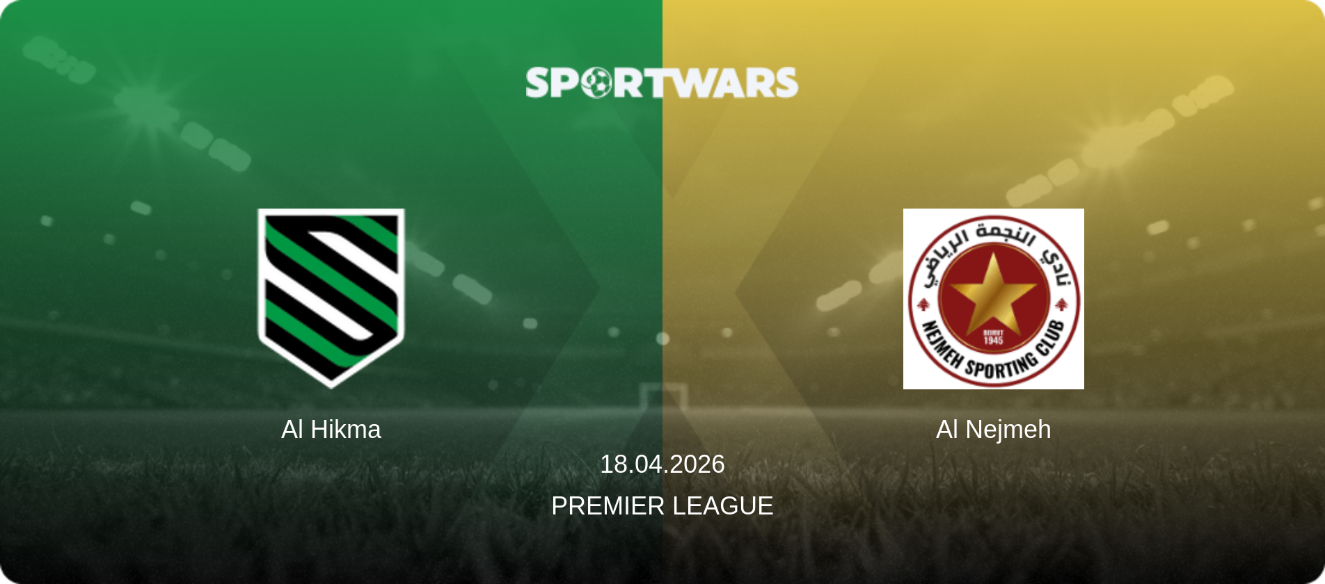Al Hikma — Al Nejmeh, 18.04.2026 — Premier League (match preview)