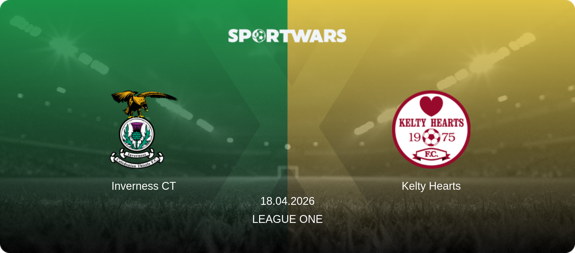 Inverness CT — Kelty Hearts, 18.04.2026 — League One (match preview)