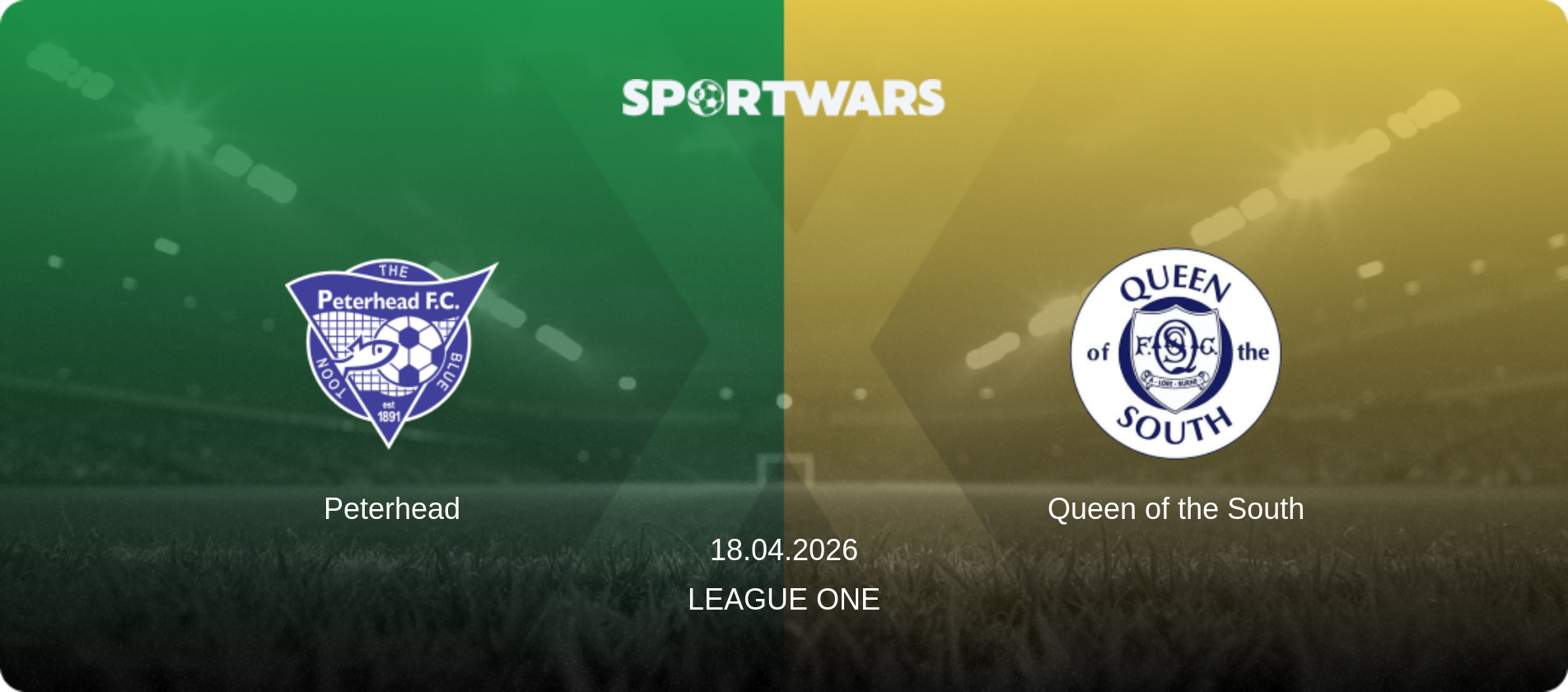 Peterhead — Queen of the South, 18.04.2026 — League One (match preview)