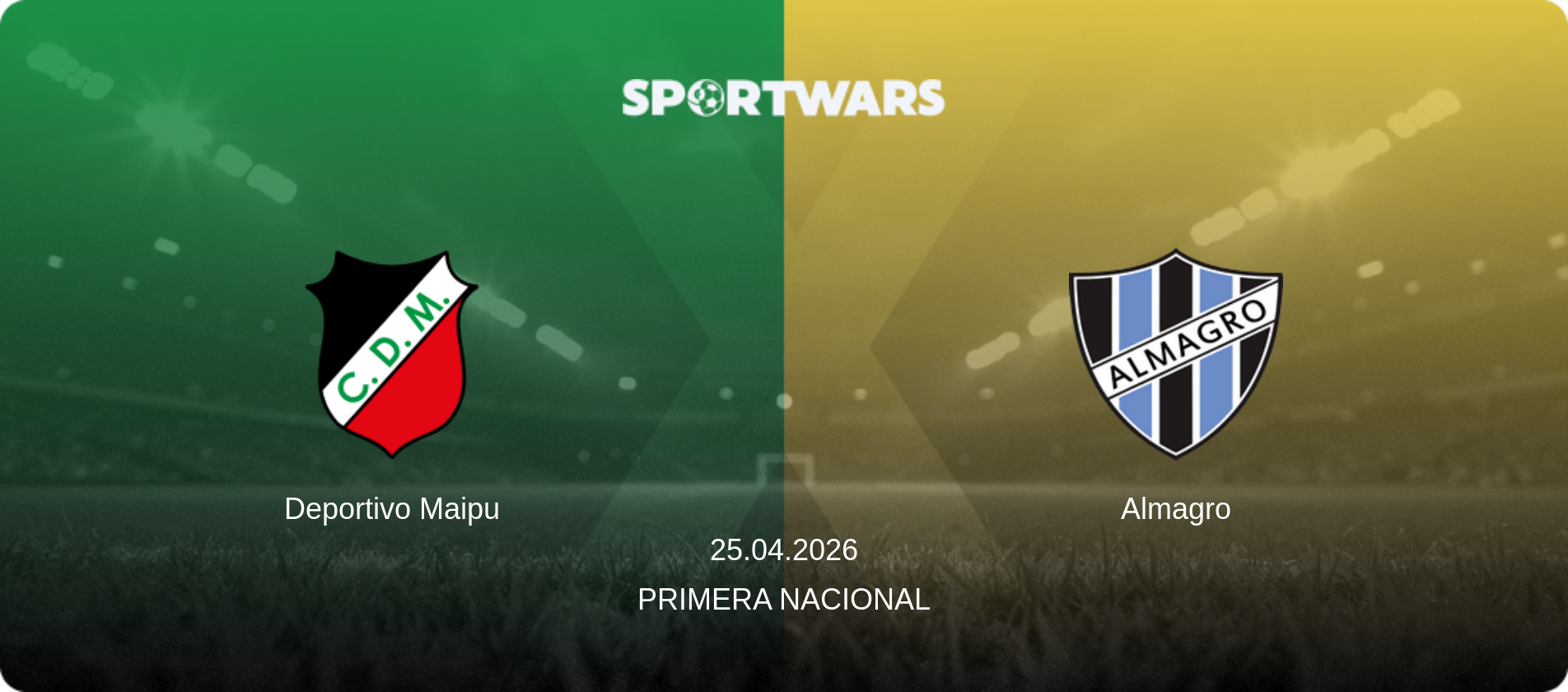 Deportivo Maipu — Almagro, 25.04.2026 — Primera Nacional (match preview)