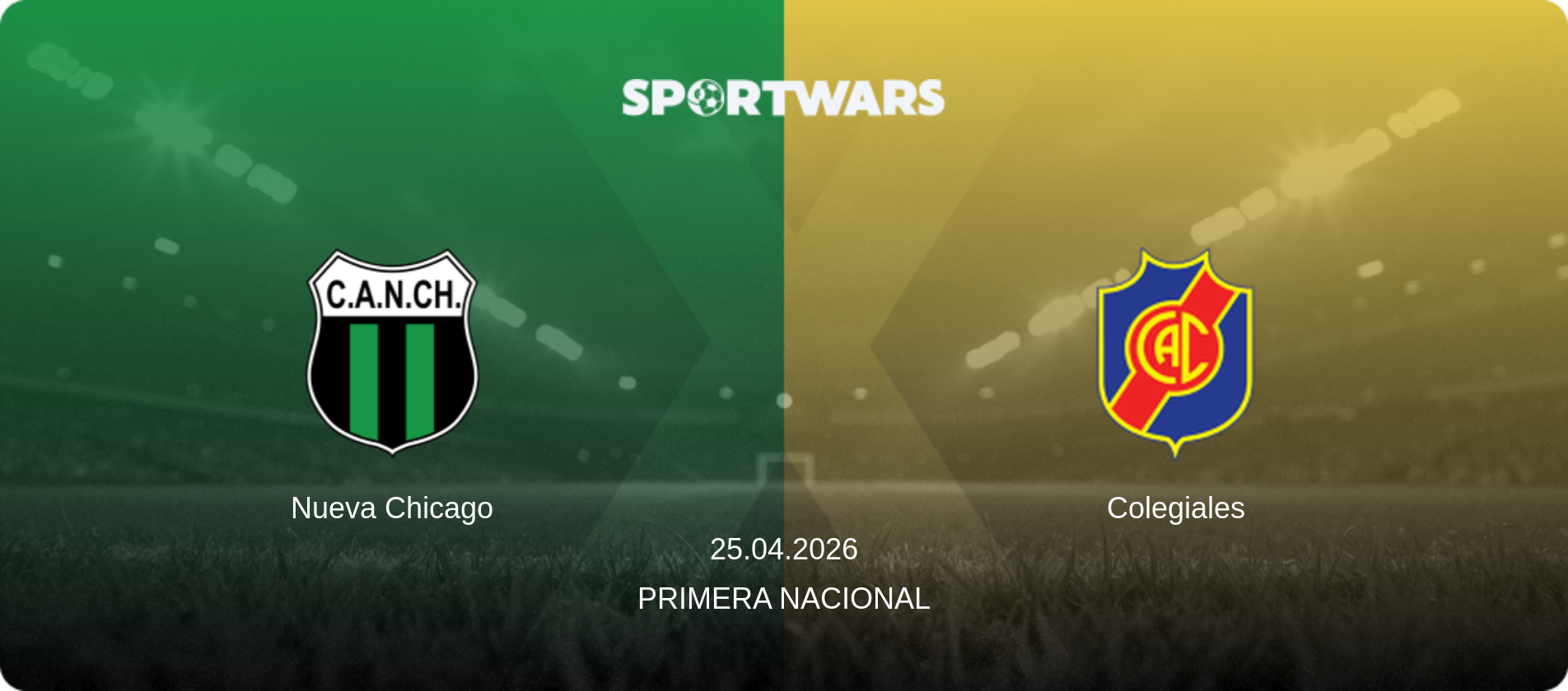 Nueva Chicago — Colegiales, 25.04.2026 — Primera Nacional (match preview)