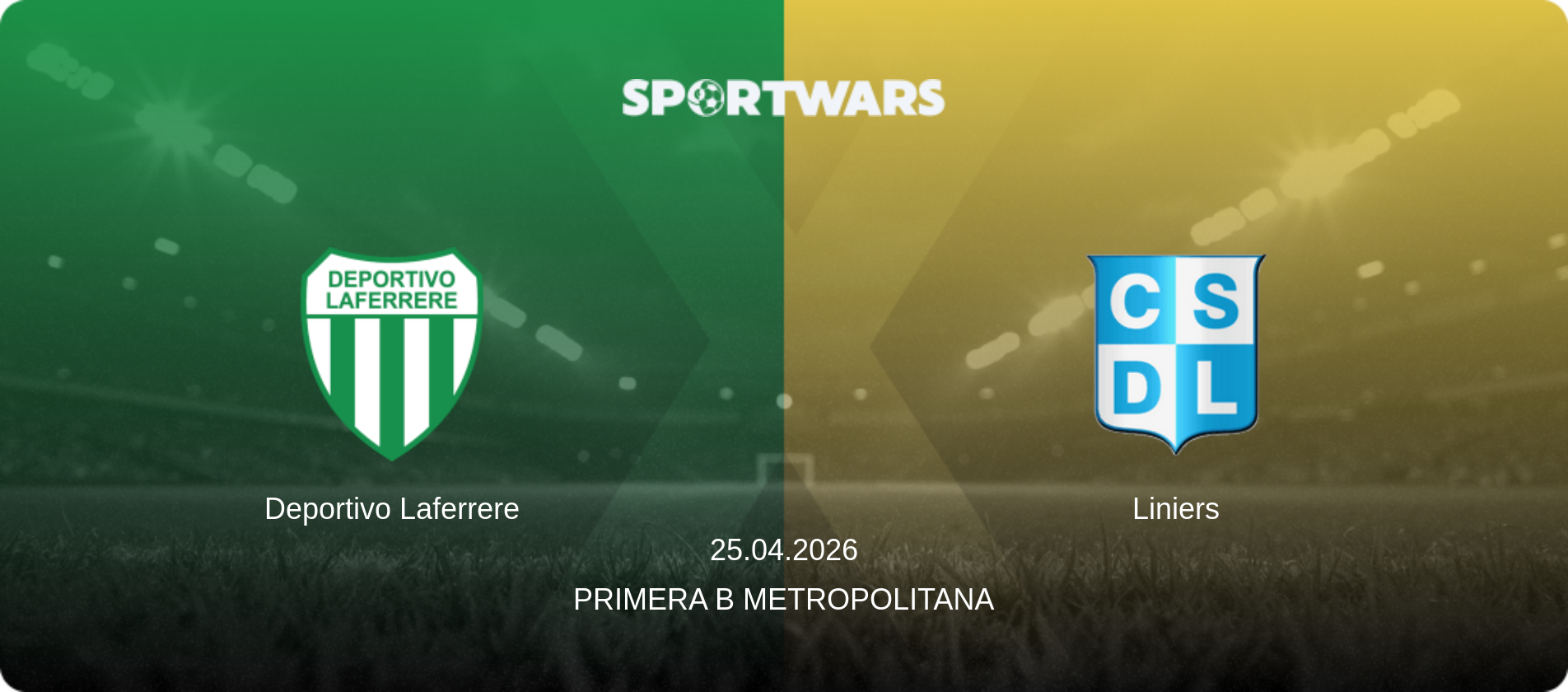 Deportivo Laferrere — Liniers, 25.04.2026 — Primera B Metropolitana (match preview)