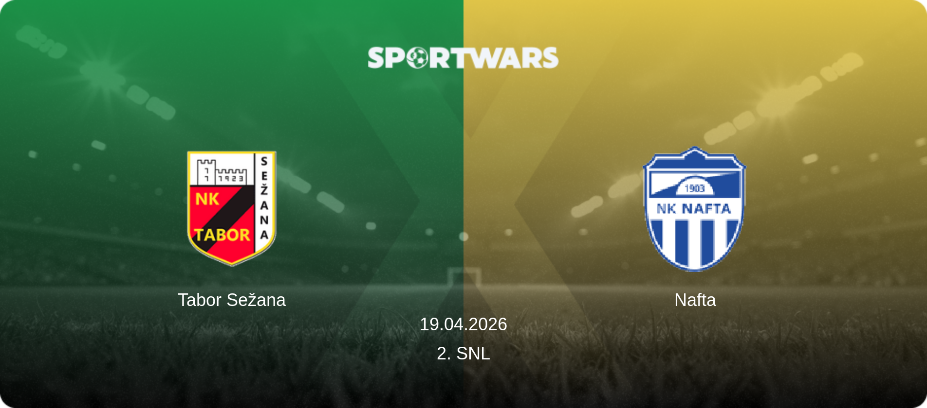 Tabor Sežana — Nafta, 19.04.2026 — 2. SNL (match preview)