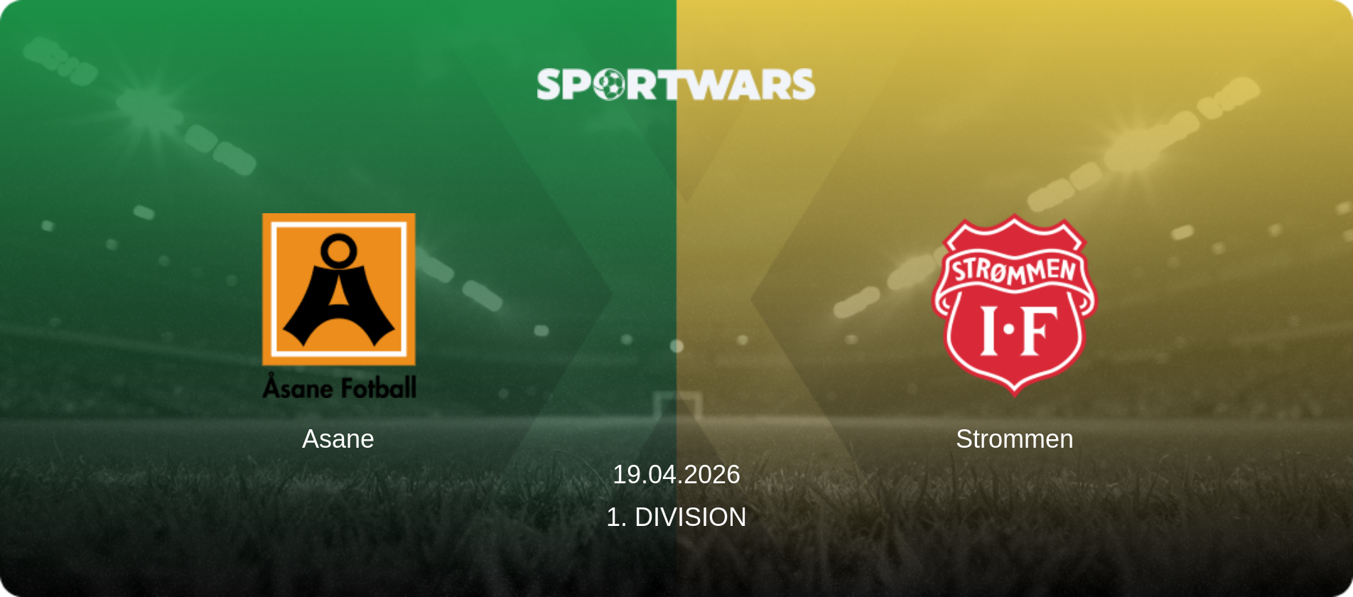 Asane — Strommen, 19.04.2026 — 1. Division (match preview)