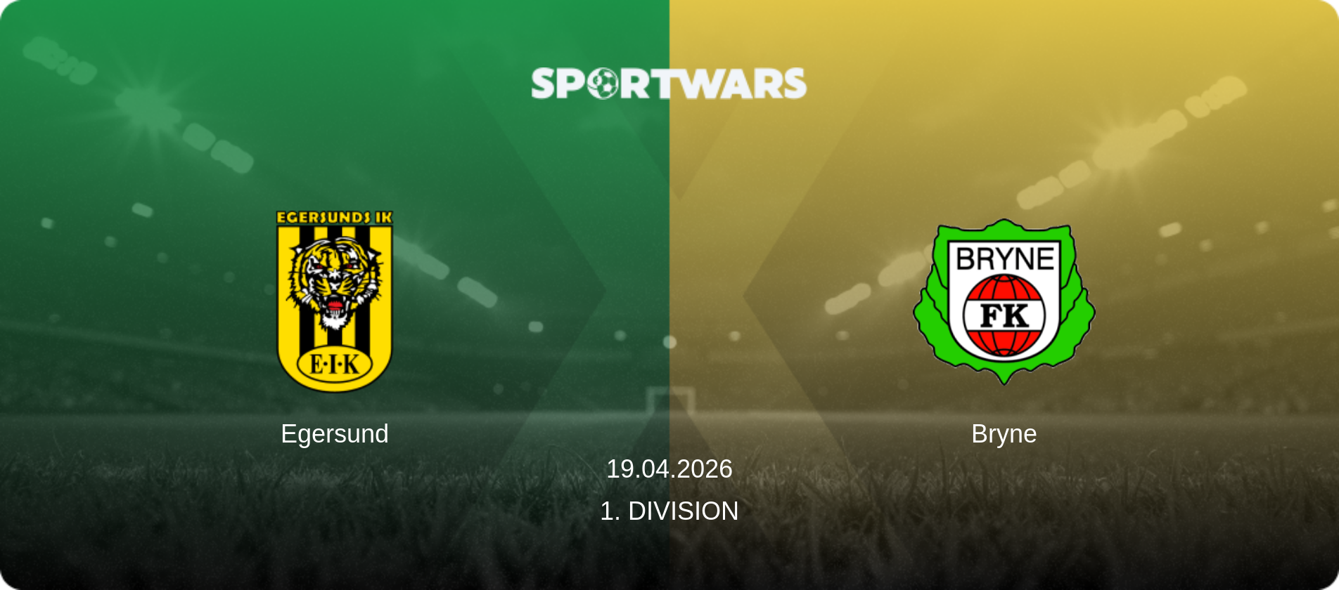 Egersund — Bryne, 19.04.2026 — 1. Division (match preview)