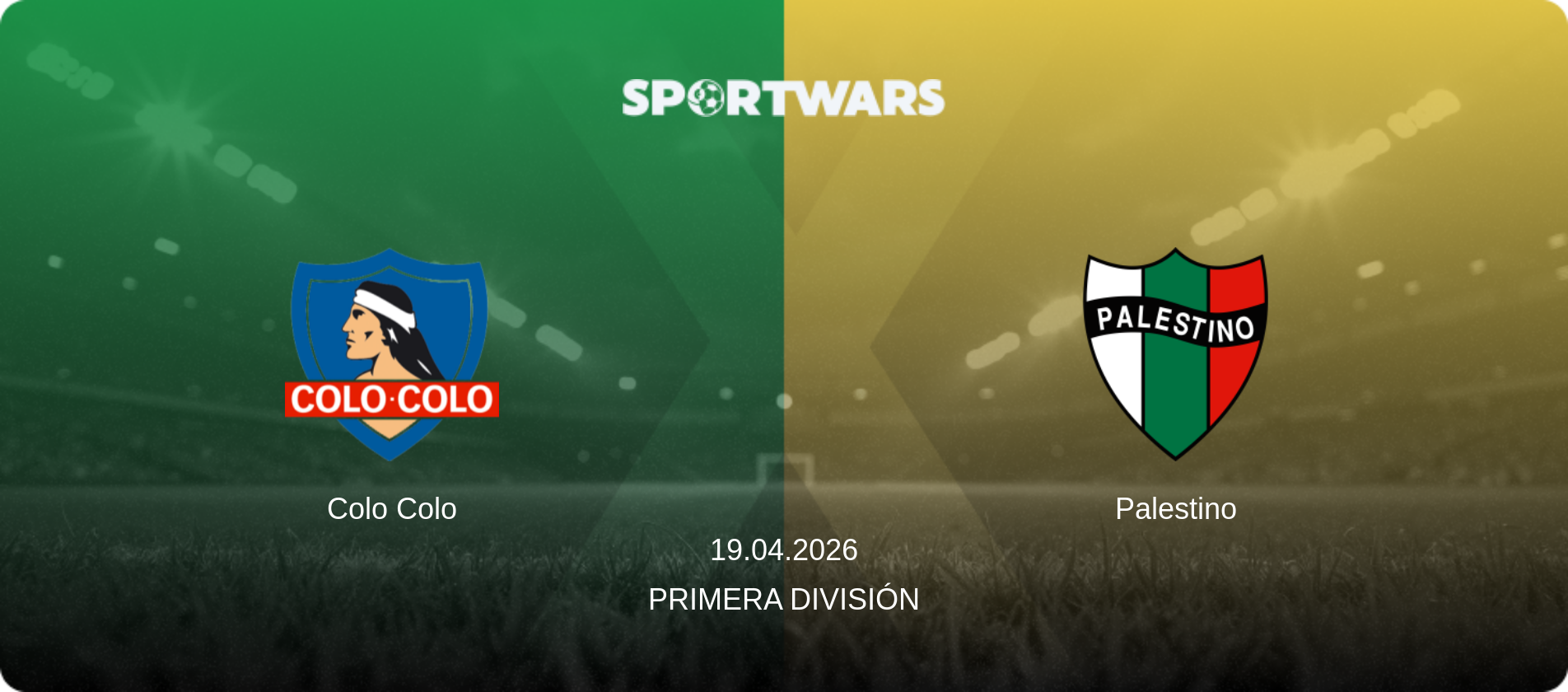 Colo Colo — Palestino, 19.04.2026 — Primera División (match preview)