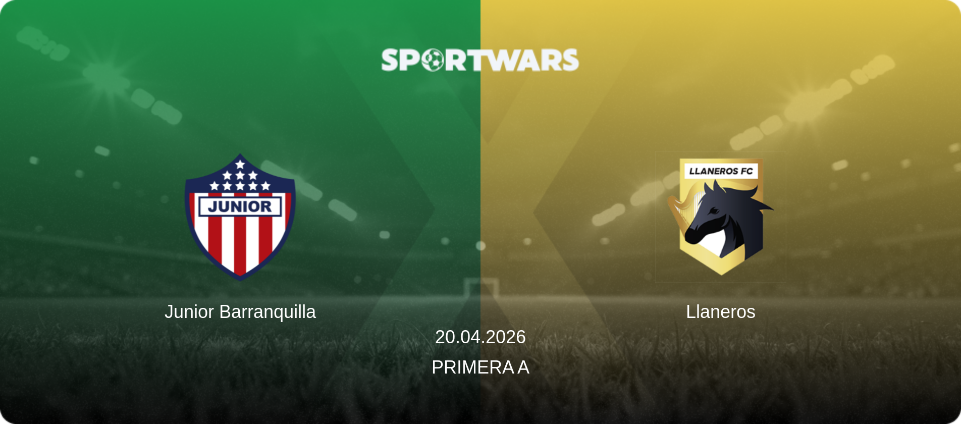 Junior Barranquilla — Llaneros, 20.04.2026 — Primera A (match preview)