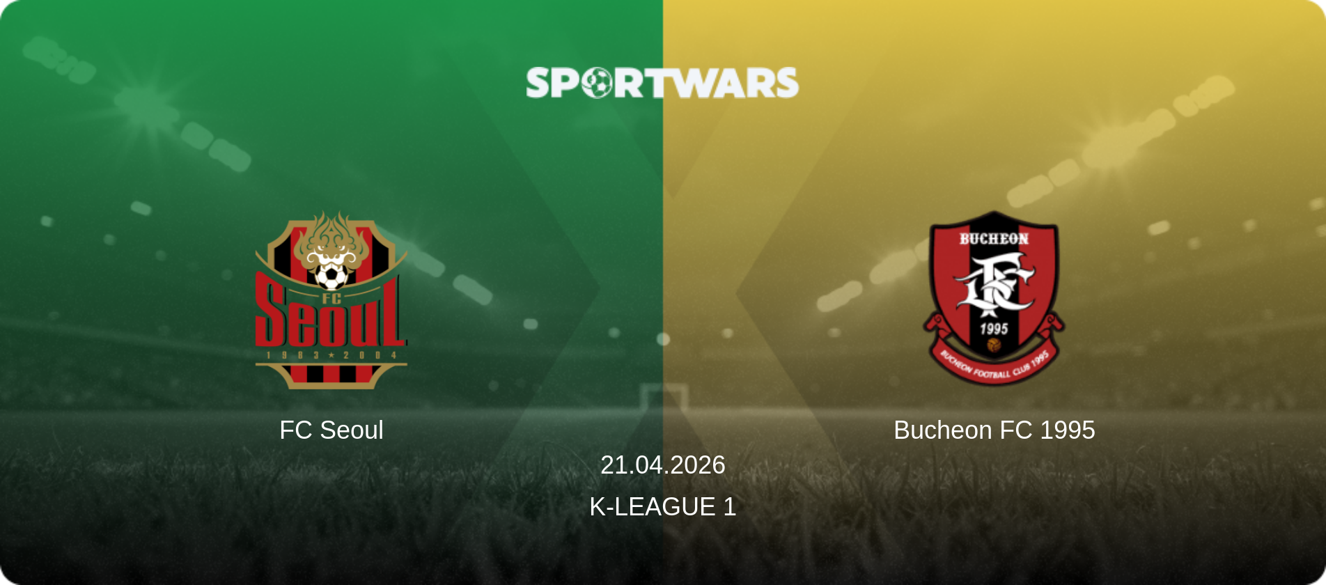 FC Seoul — Bucheon FC 1995, 21.04.2026 — K-League 1 (match preview)