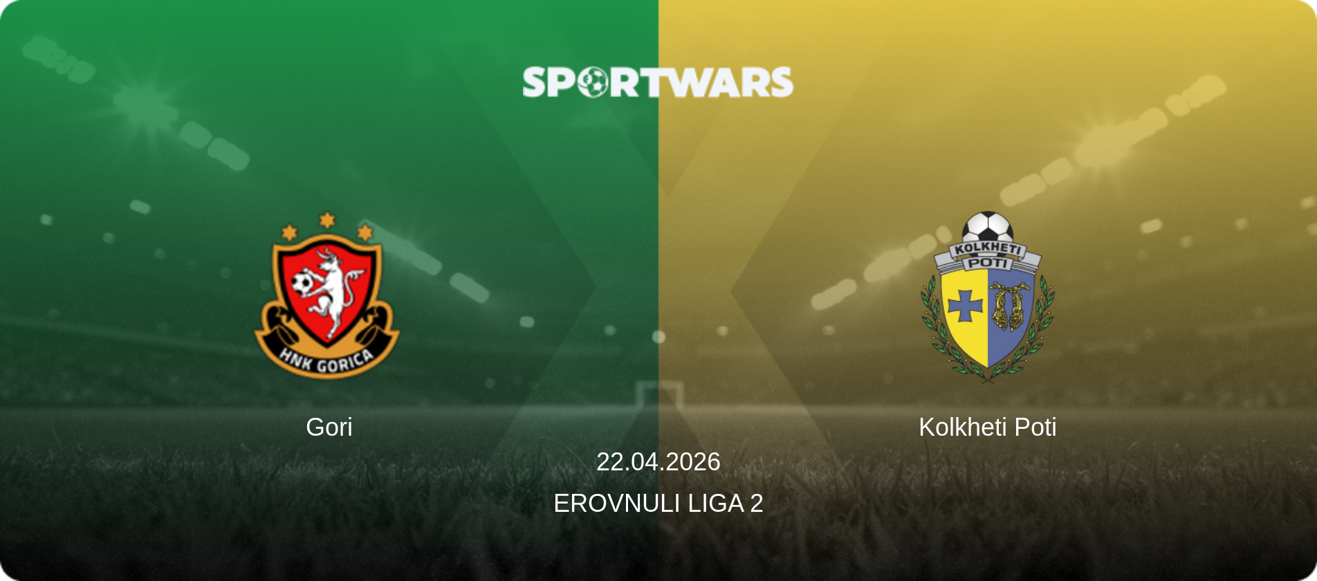 Gori — Kolkheti Poti, 22.04.2026 — Erovnuli Liga 2 (match preview)